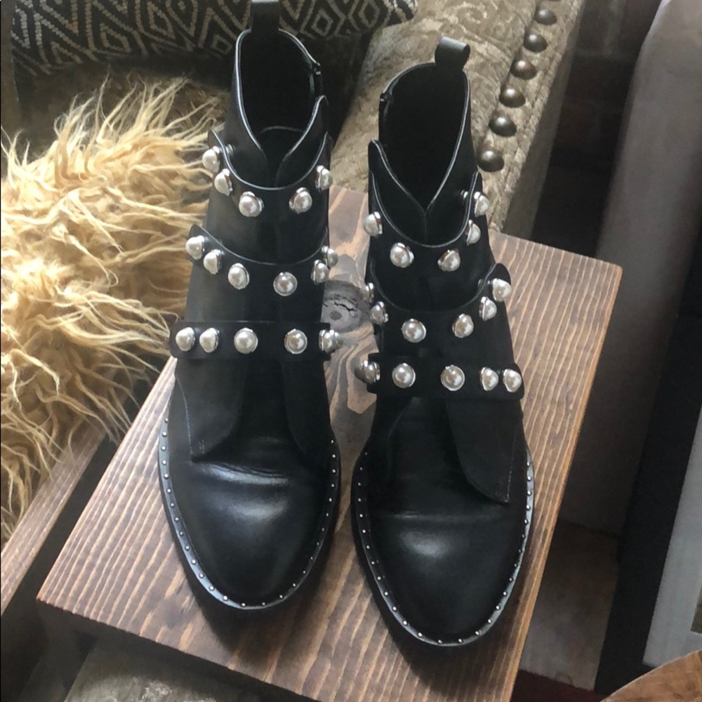 Leather Booties - image 1